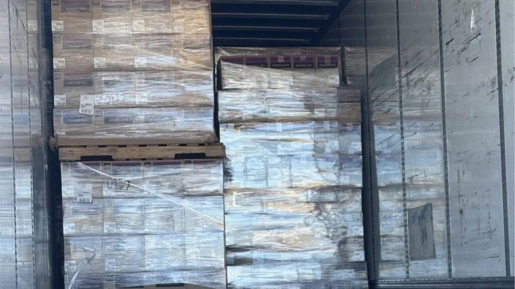 Stolen cargo found on Wednesday, April 8, 2026. (Kern County SO)