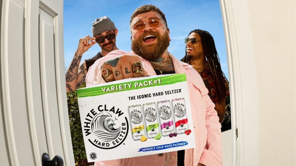 Teddy Swims stars in the new White Claw Grab Life By The Claw™ campaign, celebrating connection and creating opportunities for friends to come together through live music. (White Claw)