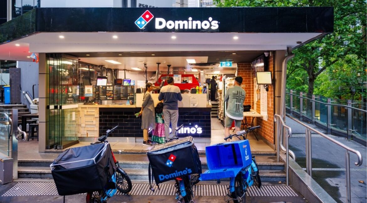 The Domino's Pizza's app had a possible outage on Friday, April 24, 2026. (Shutterstock)