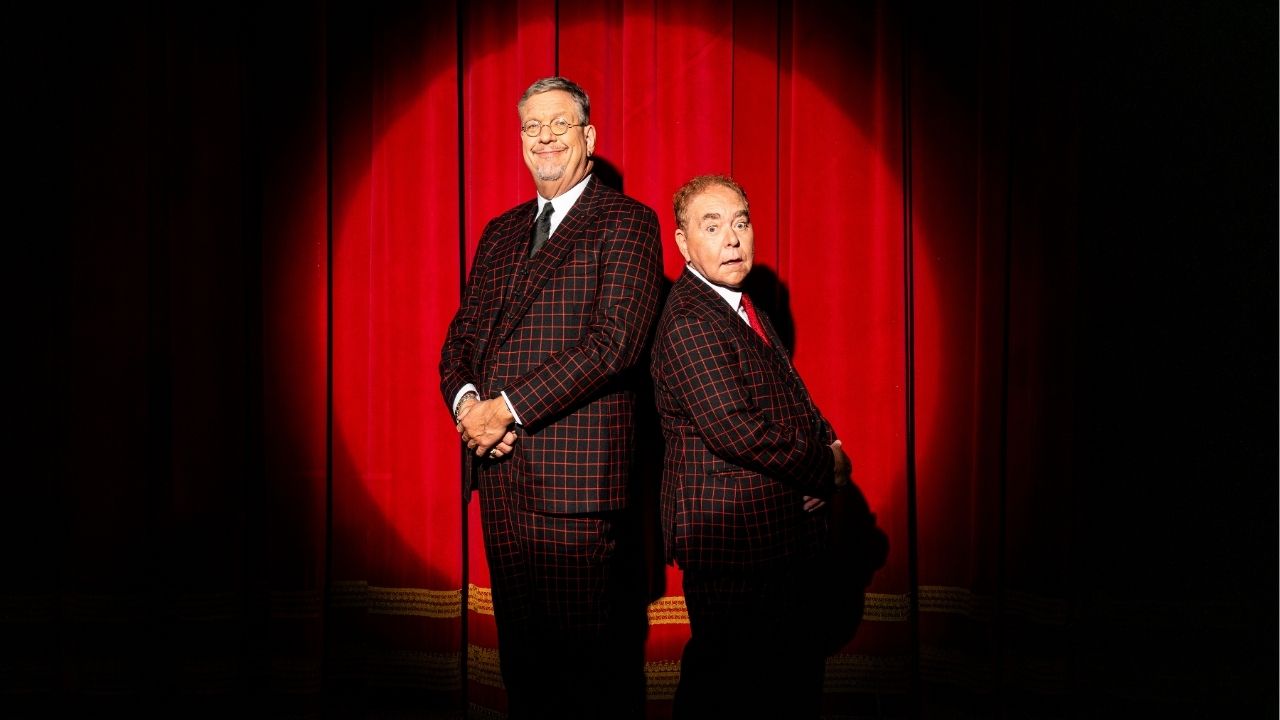 The magicians Penn Jillette, left, and Teller, known as Penn & Teller, at the Penn & Teller Theater at the Rio Hotel & Casino in Las Vegas, July 28, 2025. Penn & Teller filed a Supreme Court brief questioning the use of “investigative hypnosis” in a death-penalty case in Texas. (Roger Kisby/The New York Times)