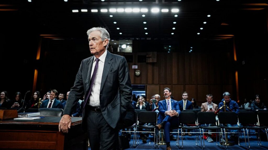 Jerome Powell, the Federal Reserve chair, arrives to testify on Capitol Hill in Washington, Feb. 11, 2025. President Donald Trump vowed on April 15, 2026 to fire Powell if he opted to stay on at the Federal Reserve after his term as chair ends. (Haiyun Jiang/The New York Times)