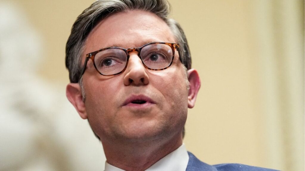 U.S. House Speaker Mike Johnson (R-LA) speaks to the media after the U.S. Senate voted to end a partial government shutdown that has snarled airports across the country, though it did not resolve a dispute over immigration enforcement that prompted the six-week standoff in the first place, on Capitol Hill in Washington, D.C., U.S., March 27, 2026. (Reuters File)