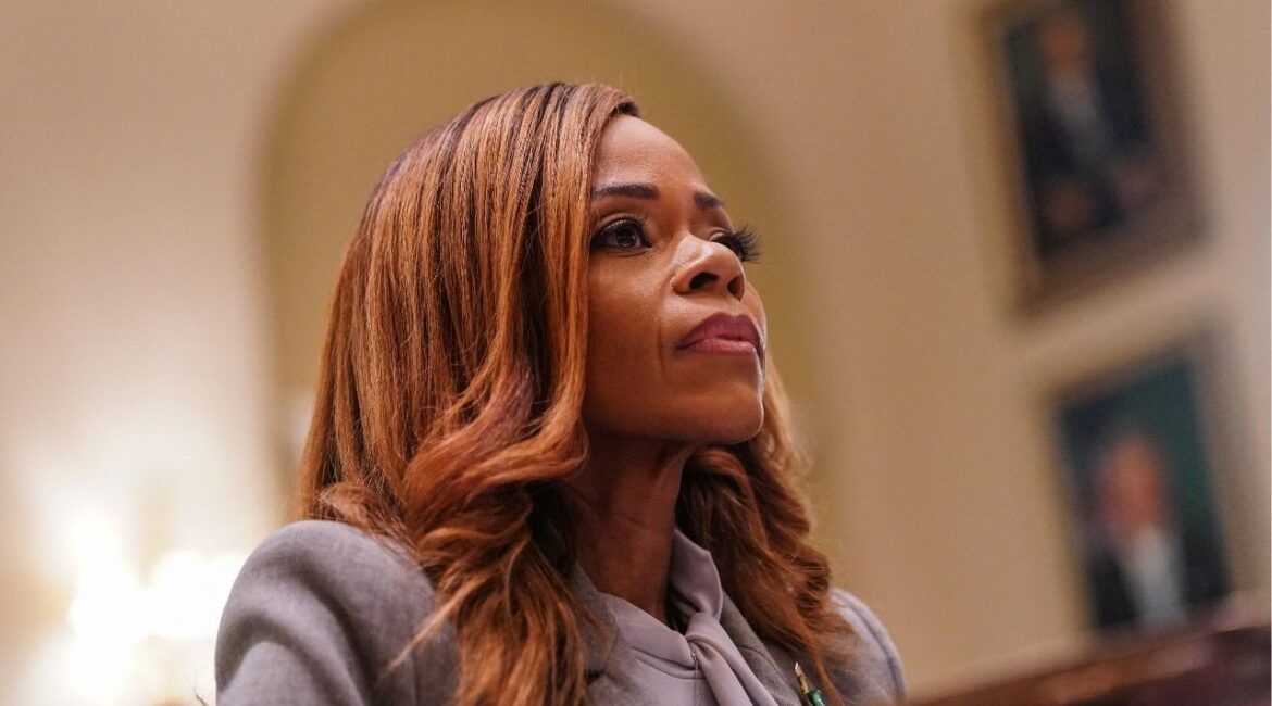 U.S. Representative Sheila Cherfilus-McCormick (D-FLA) appears for a hearing of the House Ethics Committee on Capitol Hill in Washington, D.C., U.S., March 26, 2026. REUTERS/Nathan Howard