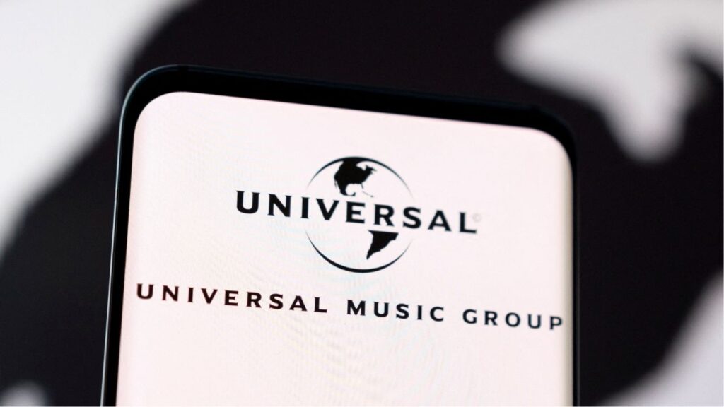 Universal Music Group logo is seen displayed in this illustration taken, May 3, 2022. (Reuters File)