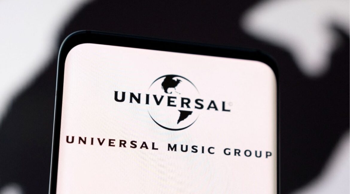 Universal Music Group logo is seen displayed in this illustration taken, May 3, 2022. (Reuters File)