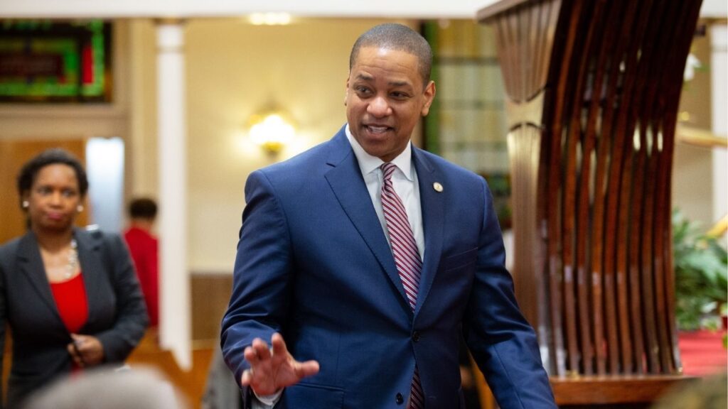 Virginia Lt. Gov. Justin Fairfax at a ceremony in Richmond, on March 24, 2019. Fairfax, who served out his term through 2022 after being accused of sexual assault, and his wife, Cerina Fairfax, were found dead in a murder-suicide at their home in Annandale, Va., on April 16, 2026 according to the county police. (Parker Michels-Boyce/The New York Times)