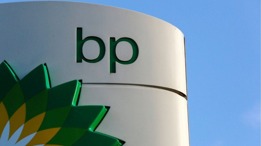 A BP logo is seen at a petrol station in London, Britain, January 15, 2015. (Reuters File)