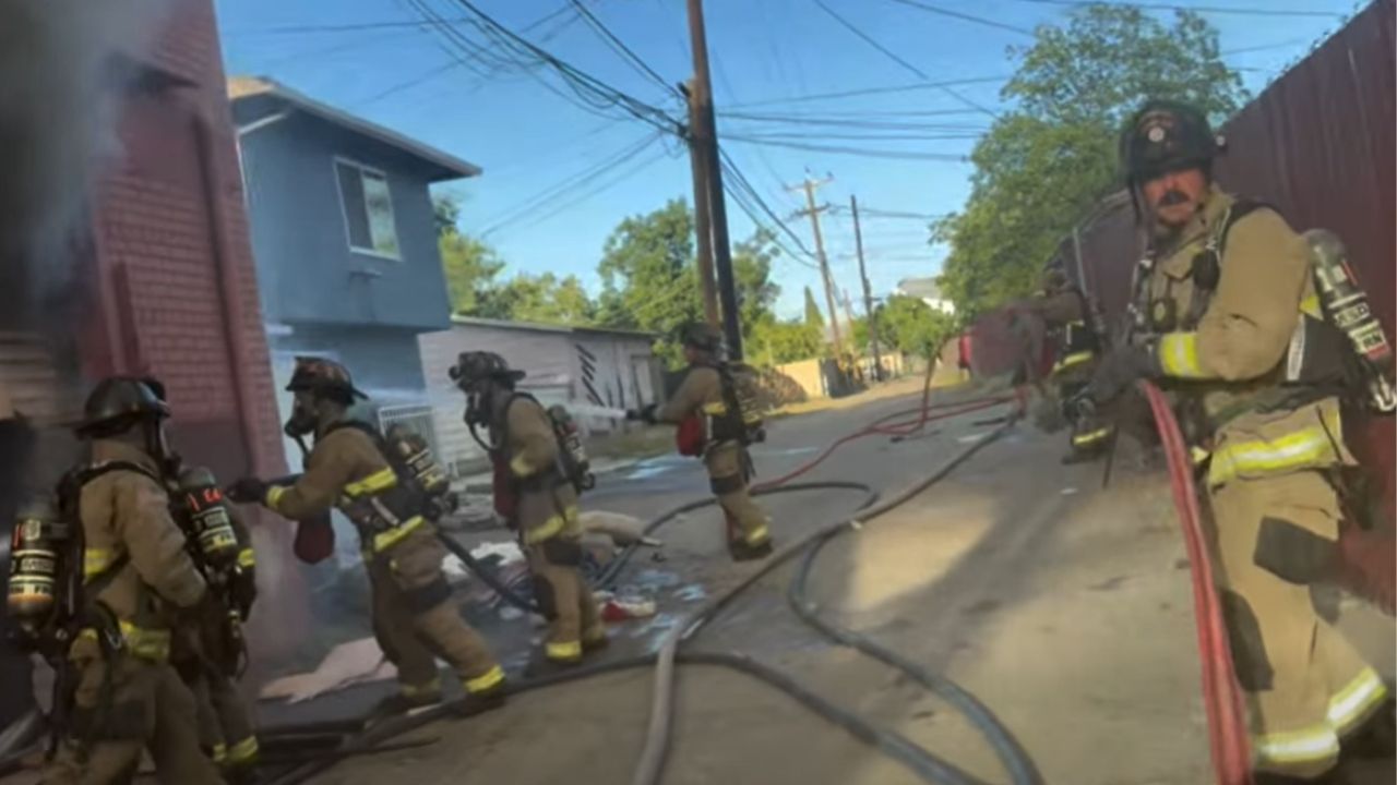 Fresno Firefighter Injured After Partial Building Collapse at Commercial Fire