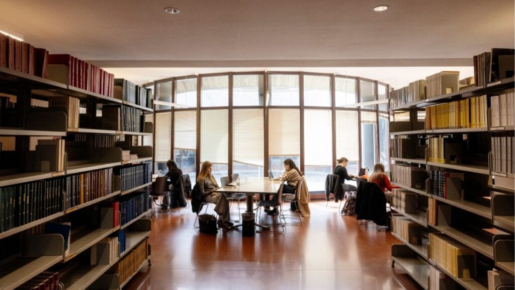A university library in Verona, Italy, March 6, 2026. The maker of Canvas, the software used by thousands of schools and universities around the world, said on May 11 that it had reached a deal with the hackers that recently breached its systems for the return of stolen data and the destruction of any copies. (Alessandro Penso/The New York Times)