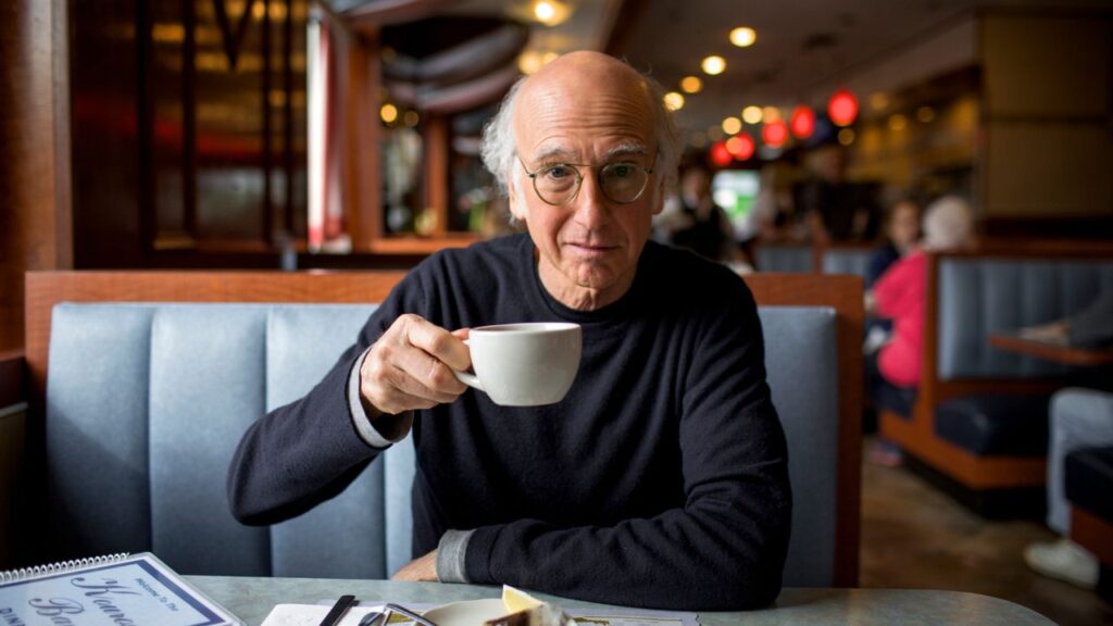 Larry David in New York on Feb. 1, 2015. After 43 years, “Prognosis: Negative,” an unproduced screenplay by David, has surfaced online. (Benjamin Norman/The New York Times)