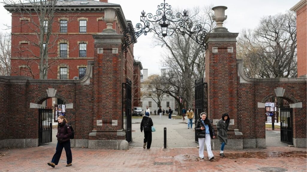 An entrance to the campus of Harvard University in Cambridge, Mass., March 11, 2026. Harvard University, on Monday, May 18, 2026, asked a federal judge to dismiss a Trump administration antisemitism lawsuit against the school, calling the suit “a continuation of the government’s unconstitutional retaliation campaign against Harvard.” (Lucy Lu/The New York Times)