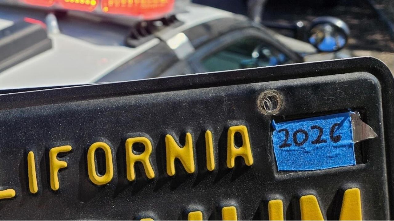 CHP Impounds Vehicle After Driver Uses ‘Creative’ Fake Registration Tag
