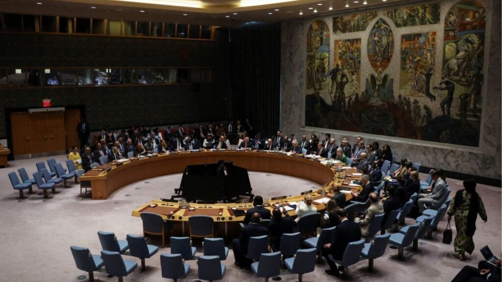 Chinese Foreign Minister Wang Yi attends a Security Council meeting at the United Nations headquarters in New York City, U.S., May 26, 2026. (Reuters/Shannon Stapleton)