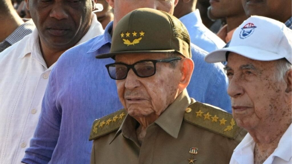 Cuba’s former President Raul Castro attends a May Day parade, in Havana, Cuba, May 1, 2026. (Reuters File)