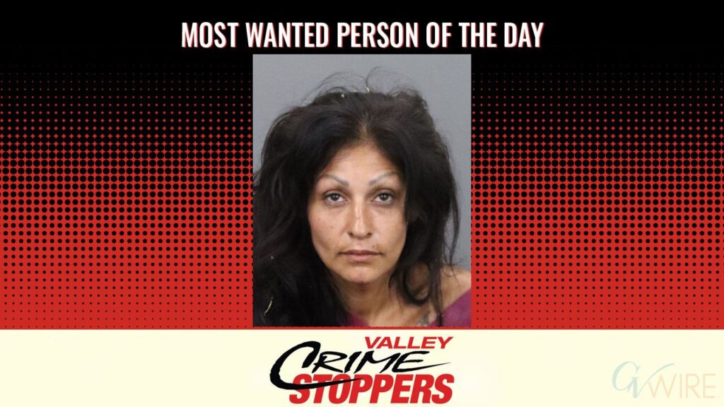 Erica Elizabeth Gonzales is Valley Crime Stoppers' Most Wanted Person of the Day for May 14, 2026. (Valley Crimes Stoppers)
