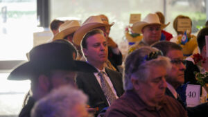 Fresno County Supervisor Garry Bredefeld sits in attendance during the 2026 Clovis Mayor’s Annual Breakfast in Clovis, California. (GV Wire/Eric Martinez)