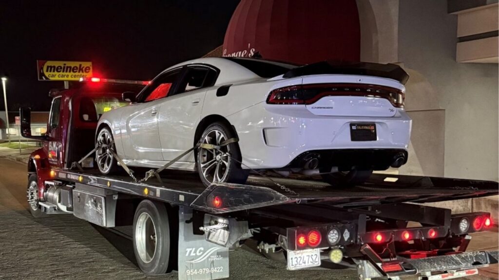 Fresno police conducted a weekend enforcement operation targeting street racing activity that resulted in 68 citations, 12 vehicle impounds, and one DUI arrest. (Fresno PD)
