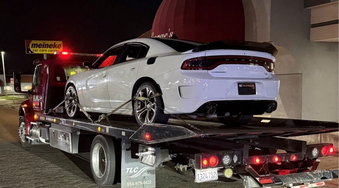 Fresno police conducted a weekend enforcement operation targeting street racing activity that resulted in 68 citations, 12 vehicle impounds, and one DUI arrest. (Fresno PD)