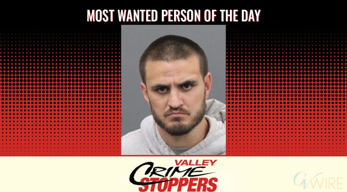 Gary Charles Dashjian is Valley Crime Stoppers' Most Wanted Person of the Day for May 18, 2026. (Valley Crimes Stoppers)
