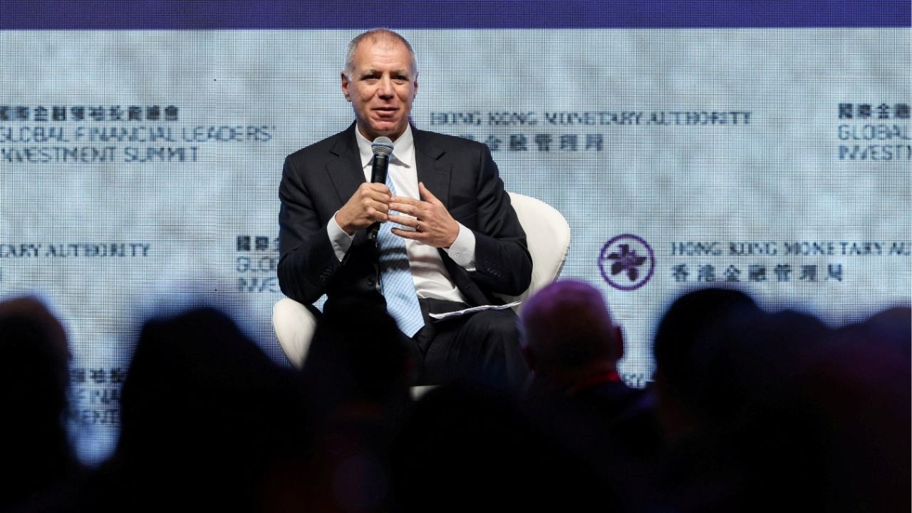 Georges Elhedery, Group Chief Executive of HSBC, speaks at the Global Financial Leaders' Investment Summit, in Hong Kong, China, November 4, 2025. (Reuters File)