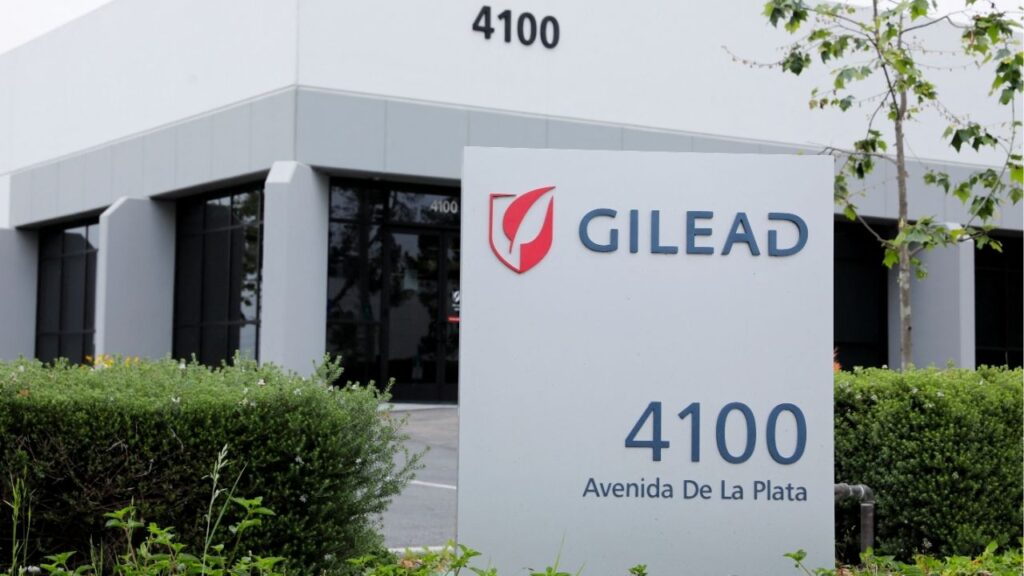 Gilead Sciences Inc pharmaceutical company is seen in Oceanside, California, U.S., April 29, 2020. (Reuters File)