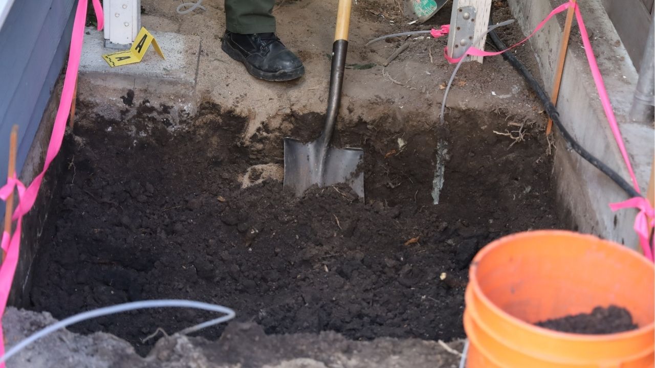 Investigators searching property tied to the Kristin Smart case recovered several evidentiary items during an excavation in Arroyo Grande, though no human remains were found, the San Luis Obispo County Sheriff’s Office said. (SLO County SO)