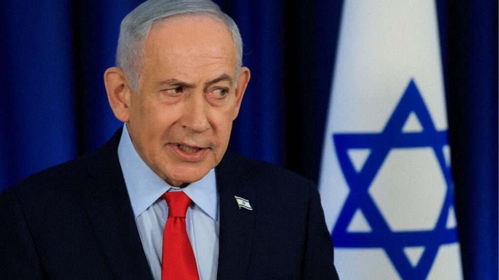 Israeli Prime Minister Benjamin Netanyahu speaks during a press conference, amid the U.S.-Israel conflict with Iran, in Jerusalem, March 19, 2026. (Reuters File)