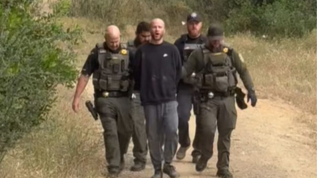 Jonathan Mishael Bays, a 41-year-old man wanted in a Mariposa County attempted murder case involving a sword attack, was taken into custody Wednesday morning during a coordinated law enforcement search. (Mariposa County SO)
