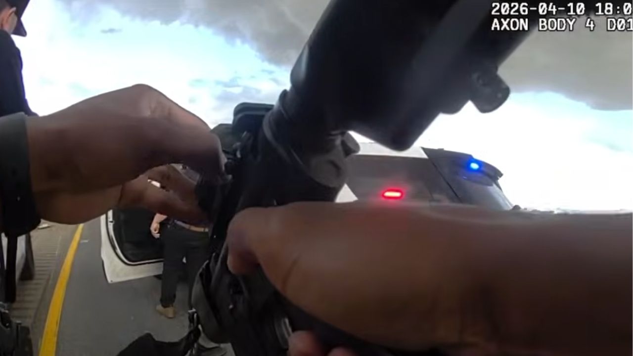 Kern County authorities shot and killed a suspect following a pursuit and crash on Highway 58 after responding to a reported shooting in Bakersfield, officials said. (Kern County SO)
