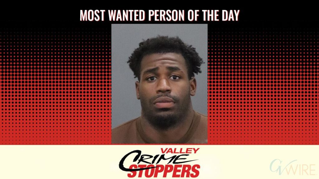Mark Terrell Jones Jr. is Valley Crime Stoppers' Most Wanted Person of the Day for May 19, 2026. (Valley Crimes Stoppers)