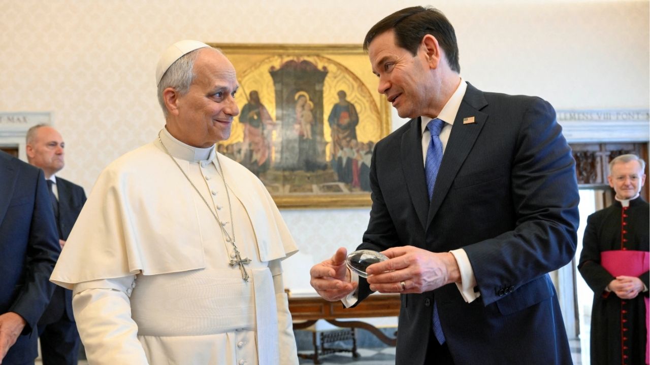 Pope Leo, Rubio Commit to Stronger Ties, Vatican Says, Amid Trump Tensions