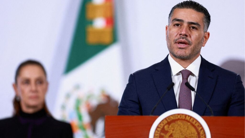 Security Minister Omar Garcia Harfuch. (Reuters/Raquel Cunha)