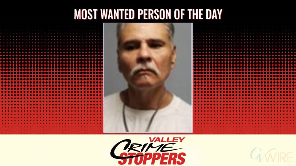 Jose Gonzales is Valley Crime Stoppers' Most Wanted Person of the Day for May 8, 2026. (Valley Crimes Stoppers)