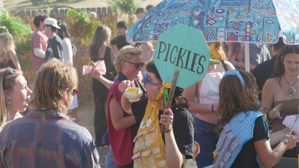 The Vibrators, known as The Vibe Curators, hold their pickles (and it's juice) at Shabang on May 3, 2026. (Anthony W. Haddad)