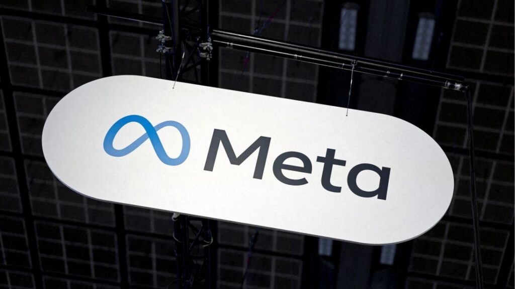 The logo of Meta is seen during the Viva Technology conference dedicated to innovation and startups at Porte de Versailles exhibition center in Paris, France, June 12, 2025. (Reuters File)