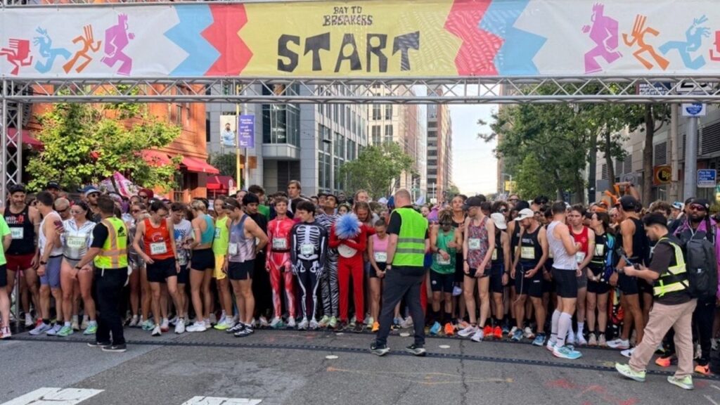 The starting line at Bay to Breakers on Sunday, May 17, 2026. (Anthony W. Haddad)