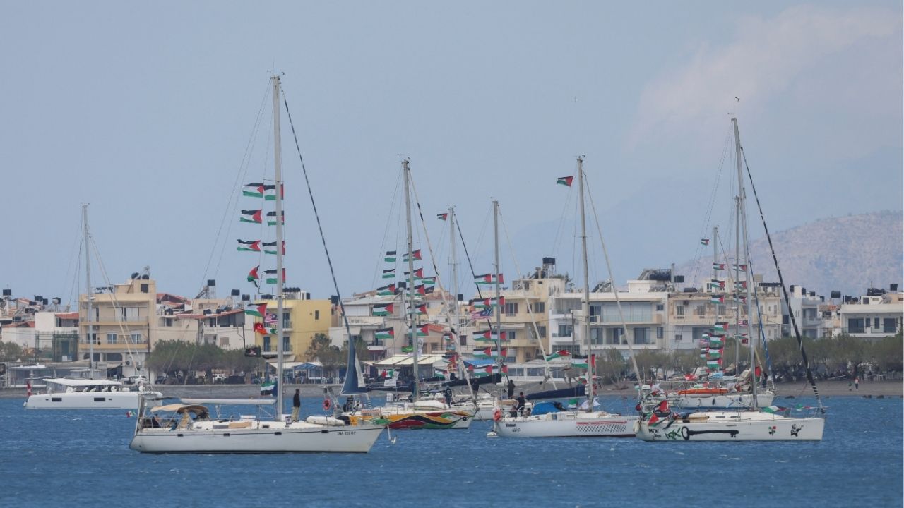 Gaza Aid Flotilla Activists Taken to Crete After Israeli Interception