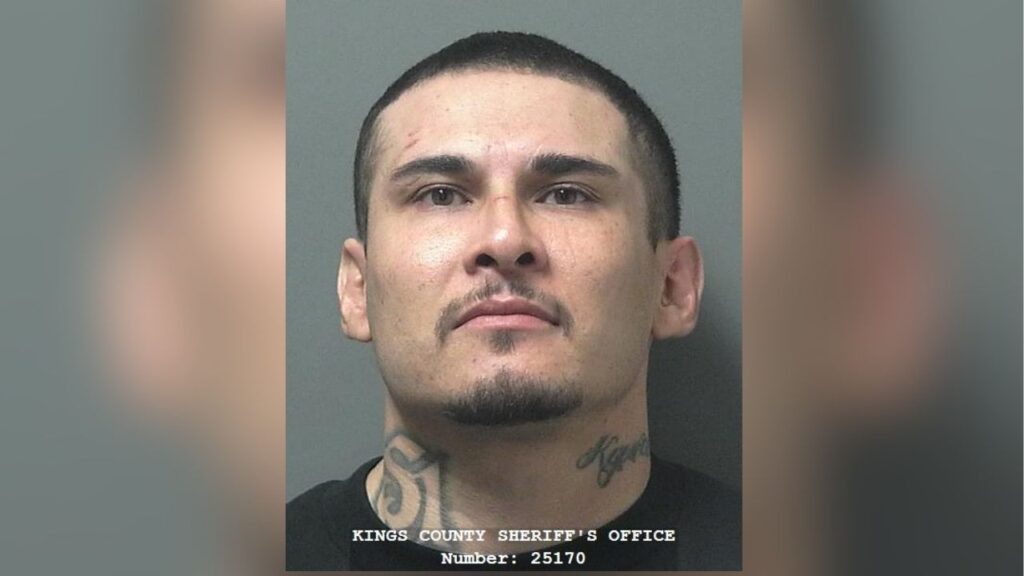 A Kings County jury convicted Eddie Rosas, 38, of first-degree murder and related firearm charges in the 2020 shooting death of Corcoran resident Rudy Mendez, and he faces 75 years to life in prison at sentencing June 29. (Kings County SO)