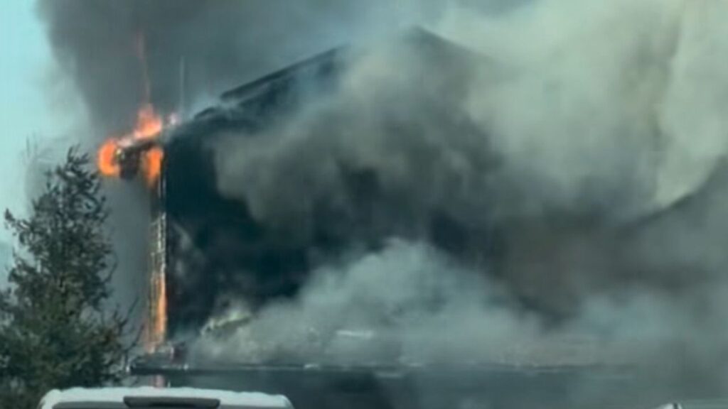 A Thursday, June 25, 2026, afternoon house fire on West Cornell Avenue caused extensive damage, displaced a family of five and remains under investigation, according to the Fresno Fire Department. (Fresno FD)