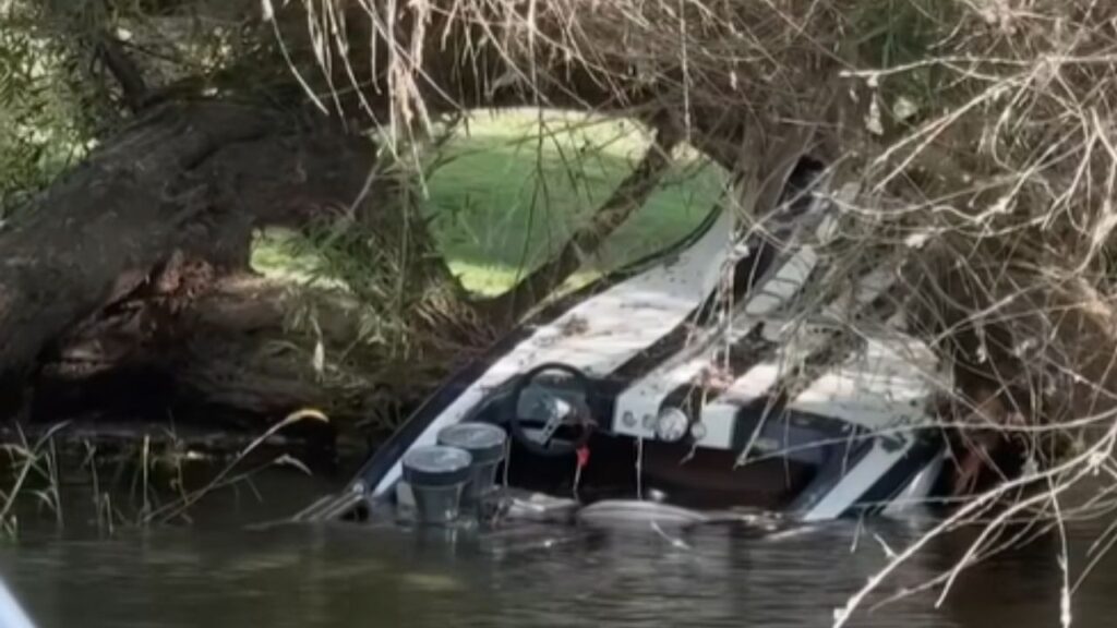 A boating collision at Lindey’s Landing RV Resort in Reedley injured one woman and prompted a safety reminder from the Tulare County Sheriff’s Office. (Tulare County SO)