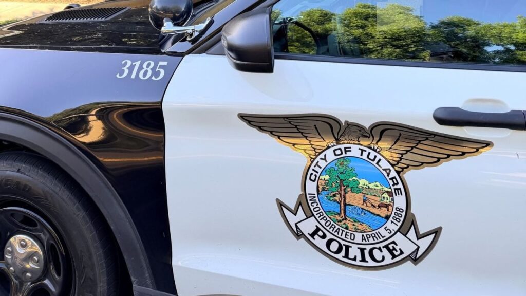 A man was killed and a woman seriously injured after a suspected drunken driver struck the couple as they walked home in Tulare early Thursday and fled the scene before being arrested, police said. (Tulare PD)