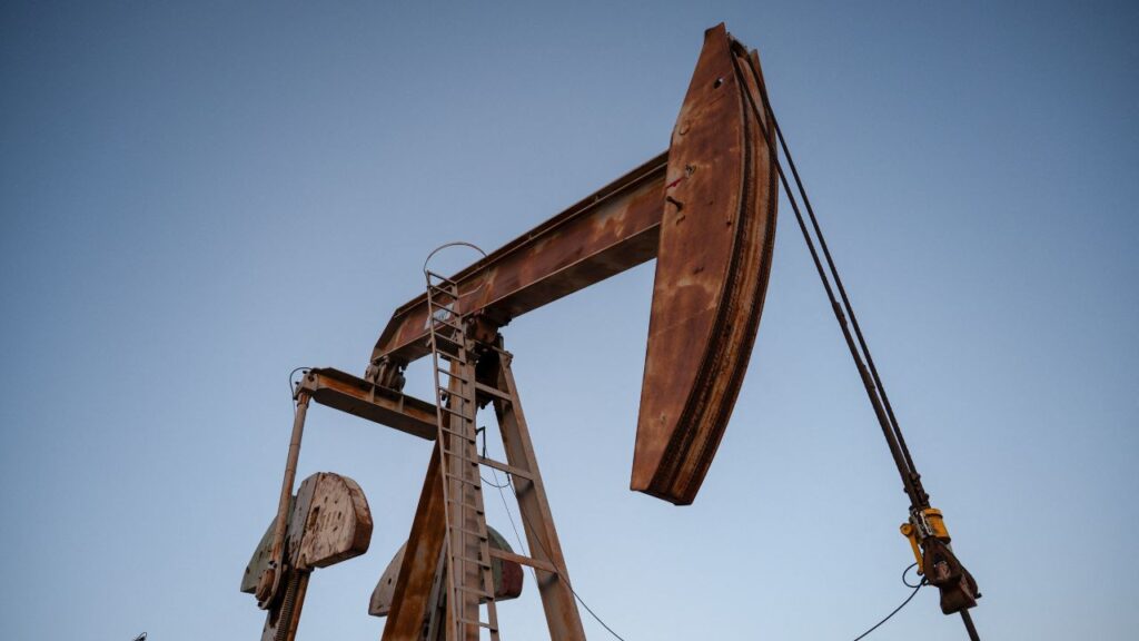 A pump jack operates outside of Midland, Texas, U.S. June 11, 2025. (Reuters/Eli Hartman)