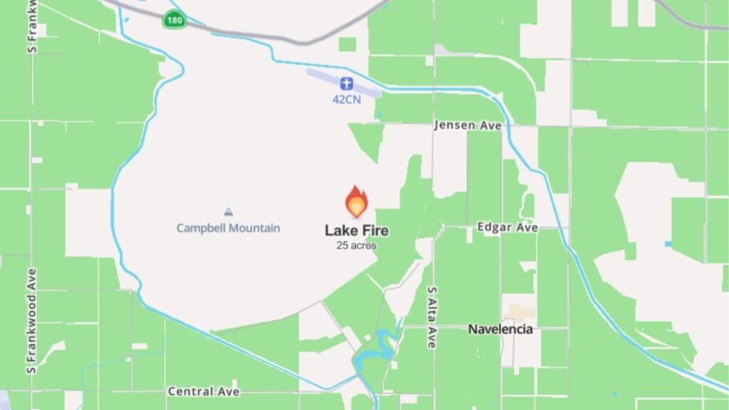 A vegetation fire in Fresno County grew to 25 to 30 acres while burning uphill through dry vegetation, prompting a helicopter and air tanker response before crews reported good progress and reduce (1)