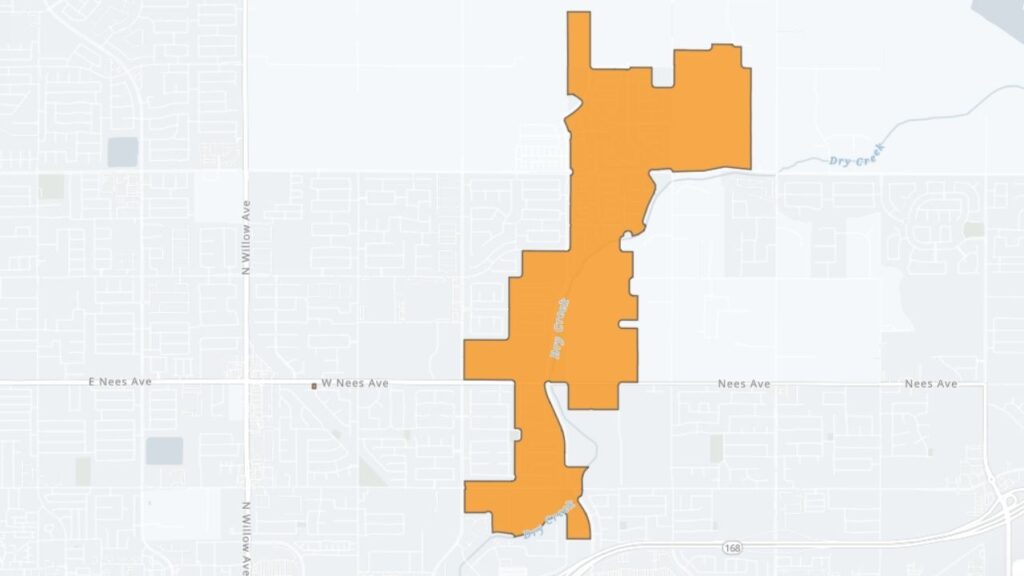 An unplanned outage in Clovis has left nearly 2,000 residents without power on Thursday, June 18, 2026. (PGE)