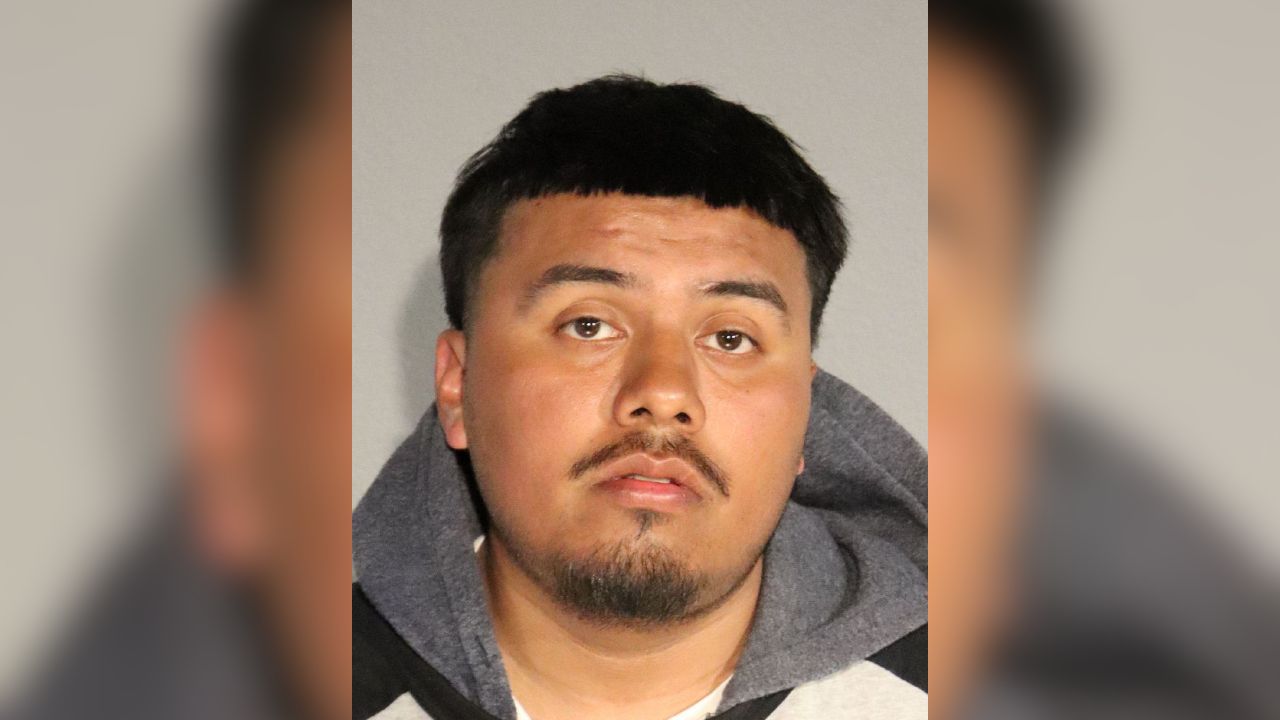 Anthony Hernandez, 28, of Kerman, was arrested after a months-long investigation into the alleged sexual assault of a juvenile female victim and is suspected of posing as a teenager online to communicate with other children, police said. (Kerman PD)