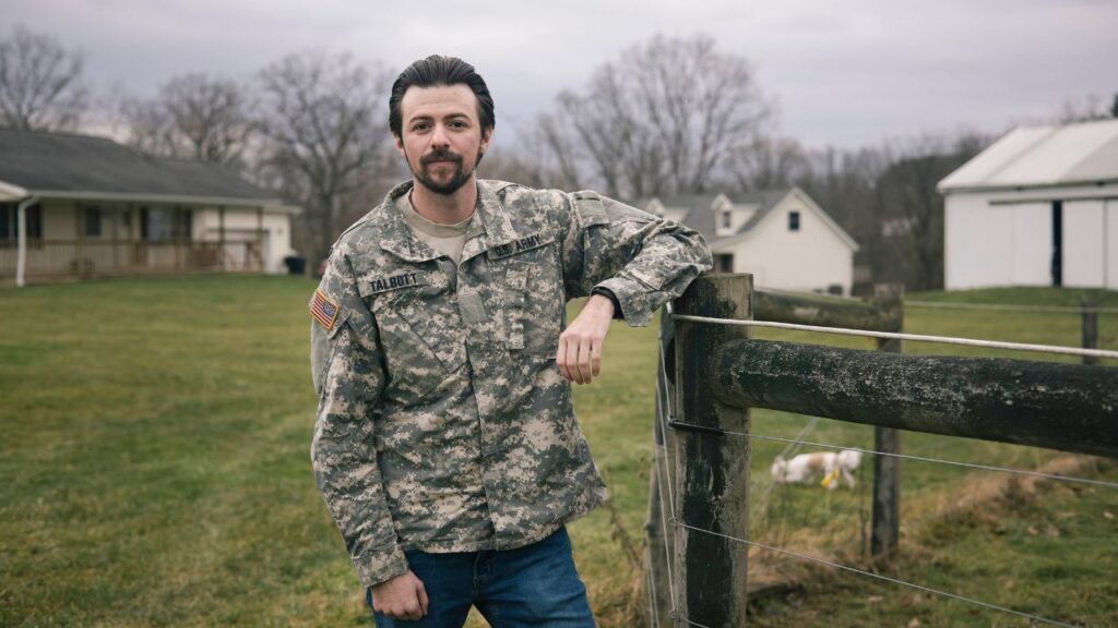 Nicholas Talbott, a second lieutenant in the U.S. Army Reserve, in Lisbon, Ohio, Jan. 5, 2020. Talbott is the lead plaintiff in one of the lawsuits fighting the Trump administration’s ban on transgender troops. A divided federal appeals court on Monday, June 1, 2026, blocked the Trump administration from removing more than two dozen transgender service members from the military while a lawsuit fighting their dismissal is decided. (Alyssa Schukar/The New York Times)