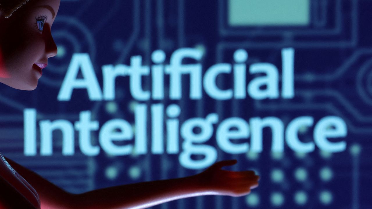 Artificial Intelligence words are seen in this illustration taken March 31, 2023. REUTERS/Dado Ruvic/Illustration