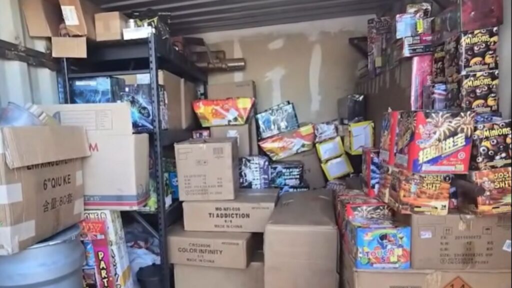 Bakersfield authorities have seized about 7,000 pounds of illegal fireworks and arrested two people as part of an ongoing July 4 holiday enforcement effort aimed at preventing injuries, fires and property damage. (Bakersfield FD)