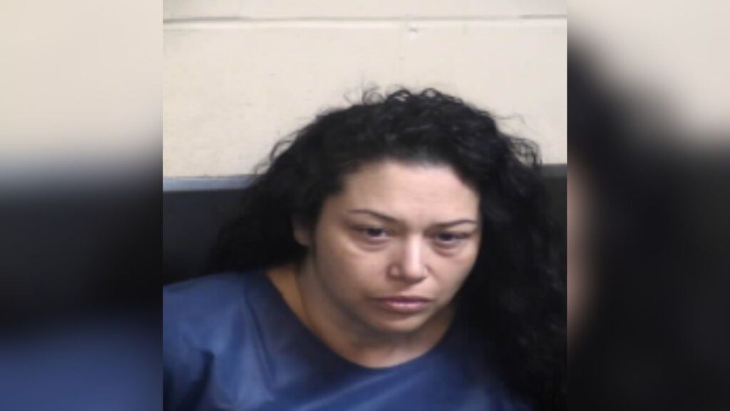 Clovis police arrested 45-year-old Francis Portillo after she allegedly fled the scene of a crash that critically injured a pedestrian and was later booked on felony DUI, hit-and-run, evading officers and drug possession charges. (Clovis PD)