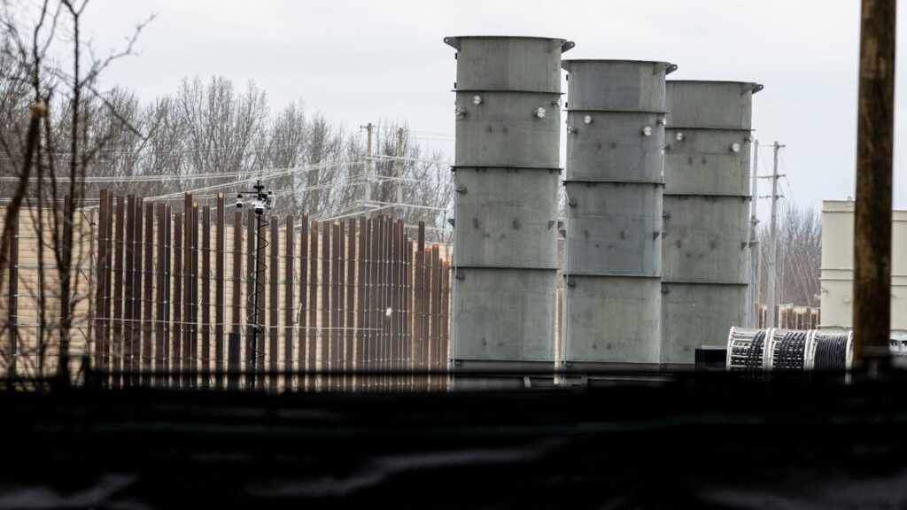 Construction at xAI’s power plant in Southaven, Miss., Feb. 25, 2026. In an unusually aggressive move, the Justice Department told a federal court in Mississippi that Elon Musk’s artificial intelligence company, xAI, has the right to run dozens of polluting gas-burning turbines in the state despite not having permits for them. (Brad J. Vest/The New York Times)